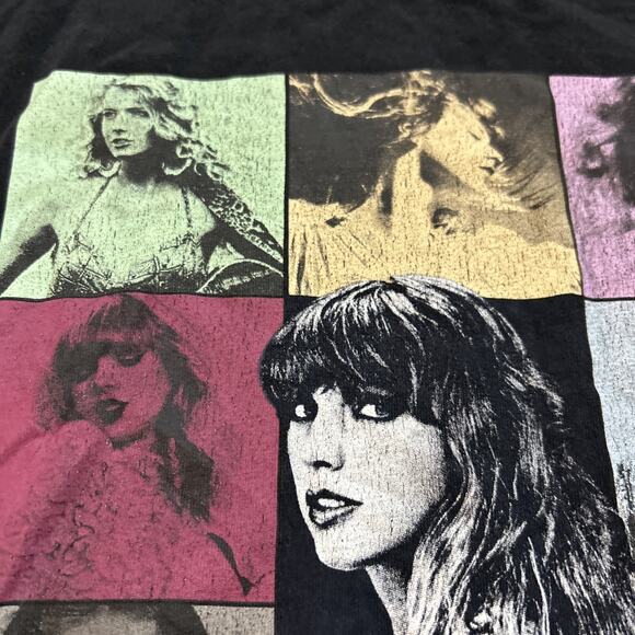 Taylor Swift The Eras Tour Official Concert T-Shirt Mens Medium Black 2023-2024* - Picture 3 of 10